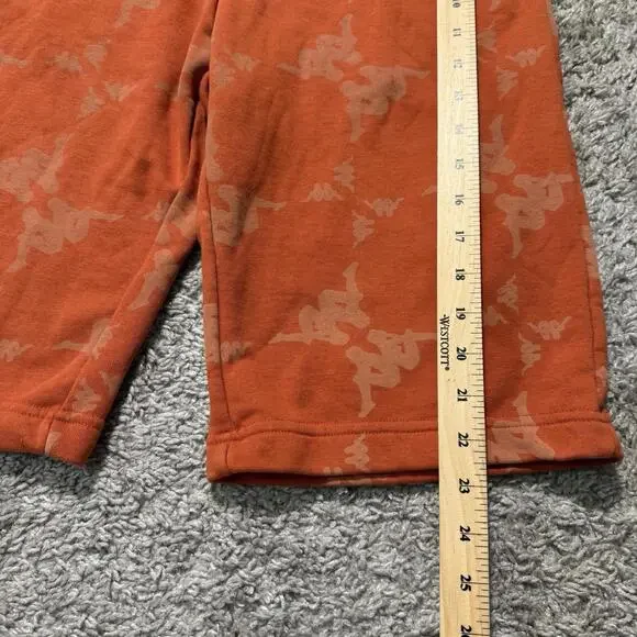 Kappa Men’s Orange Logo Drawstring Shorts Athletic Fit Streetwear Mens Small - Picture 6 of 9